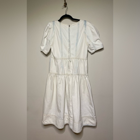 Ulla Johnson Ames Denim Dress Whitewash - Picture 7 of 8